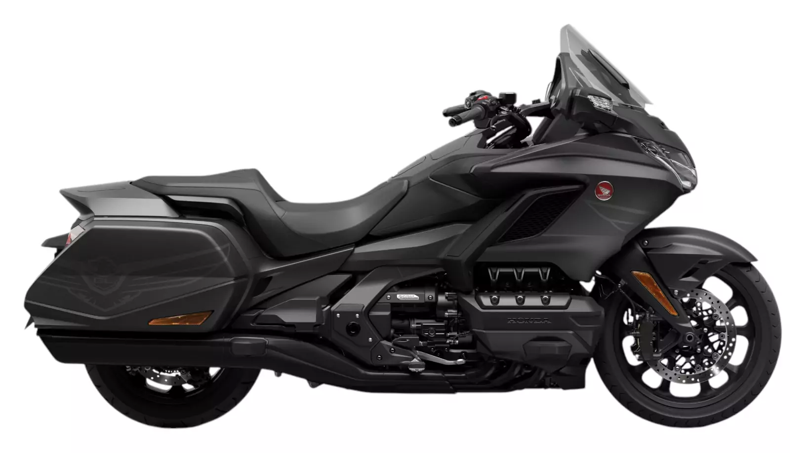 GL1800 Gold Wing Bagger DCT Matt Ballistic Black (éd. 50e anniversaire)