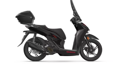 SH125i Smart Topbox 2026 Matte Coal Black Metallic Sport